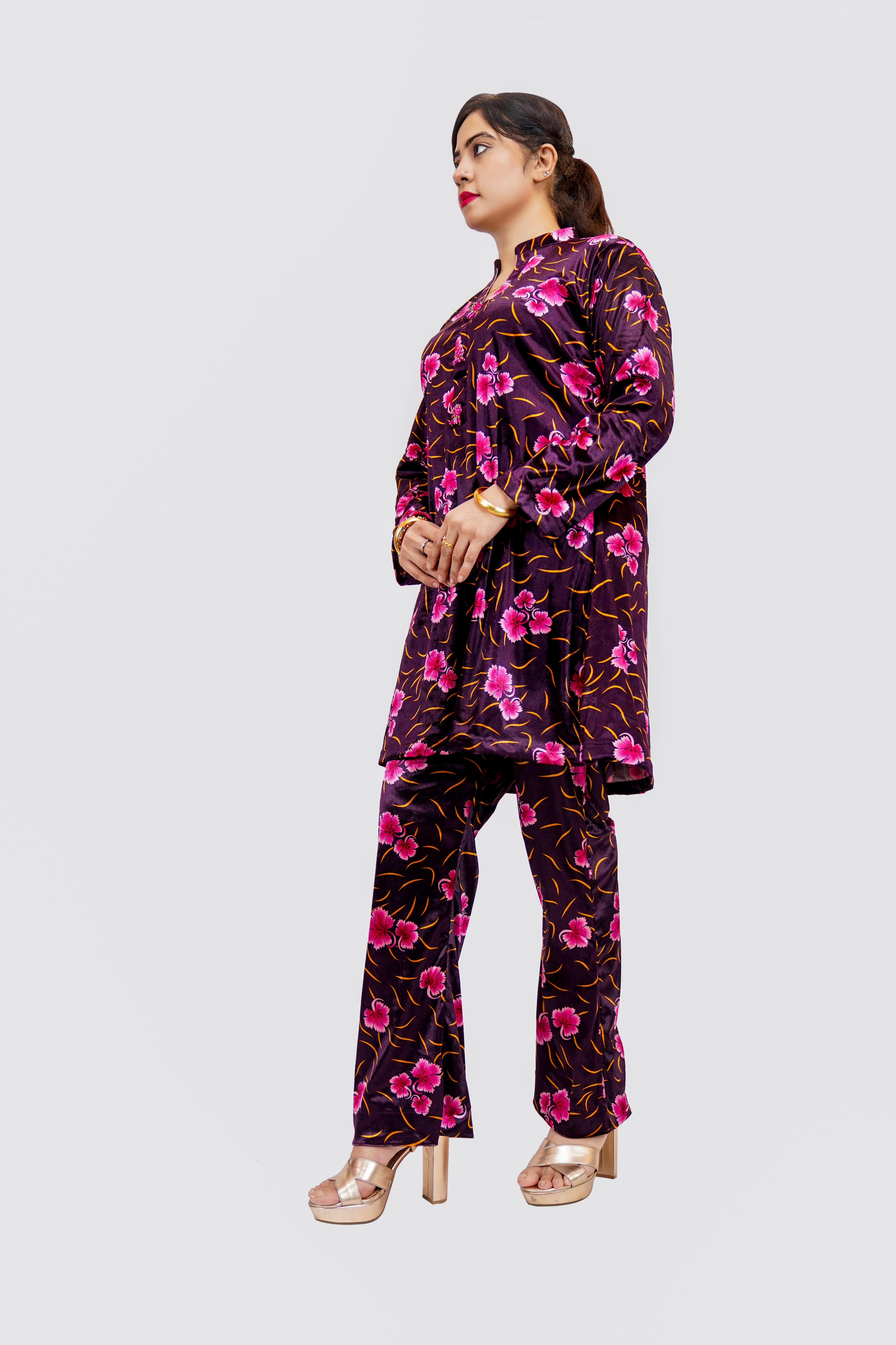 2PC Velvet Suit