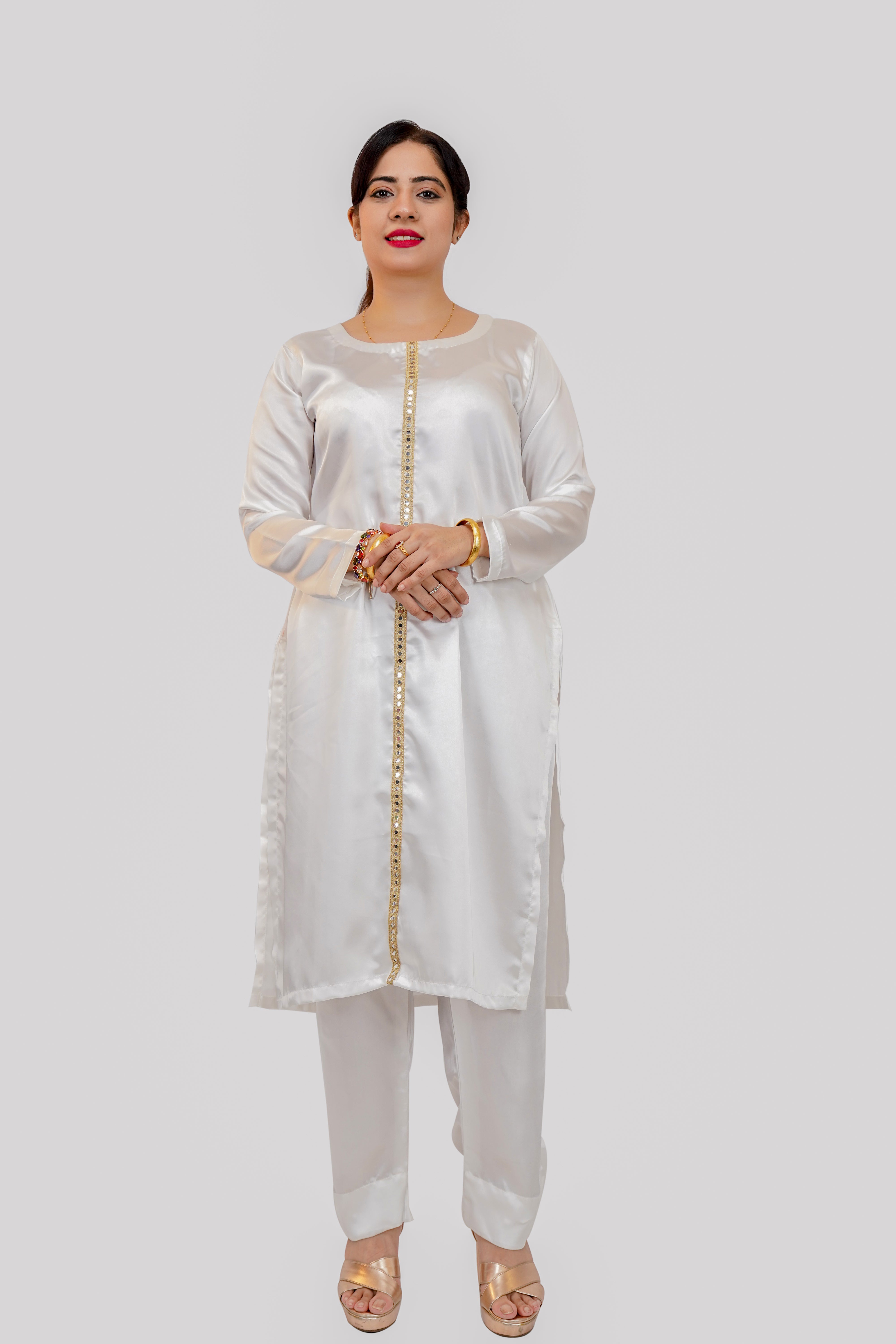 2PC Shamooz Silk suit